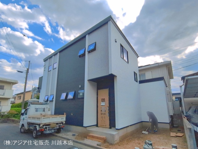 埼玉県ふじみ野市福岡中央２丁目の新築戸建て外構写真 2026年5月12日撮影