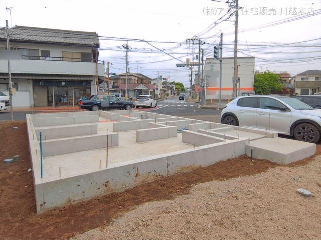 埼玉県ふじみ野市福岡中央２丁目の新築戸建て基礎写真 2026年4月22日撮影