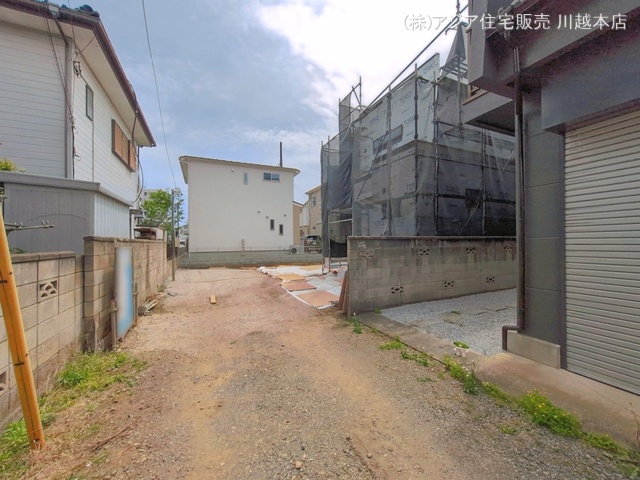 埼玉県川越市岸町２丁目の新築戸建てシート写真 2026年4月21日撮影
