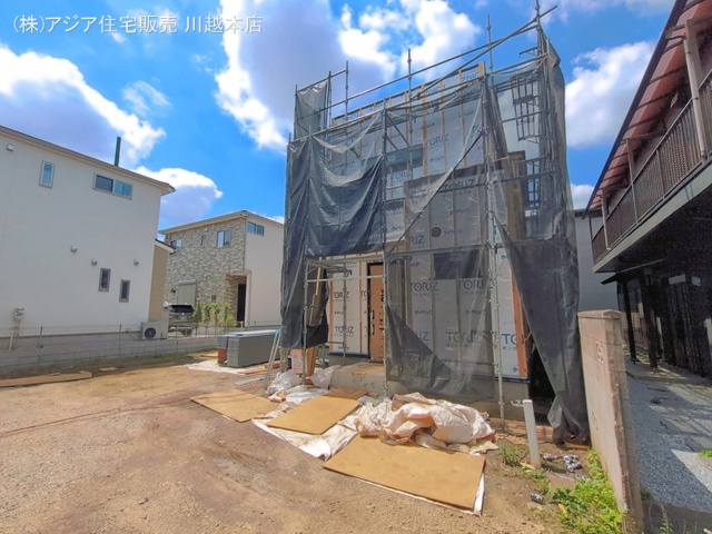 埼玉県川越市岸町2丁目の新築戸建てシート写真 2026年5月11日撮影