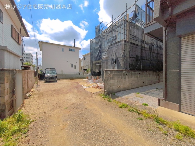 埼玉県川越市岸町2丁目の新築戸建てシート写真 2026年5月11日撮影