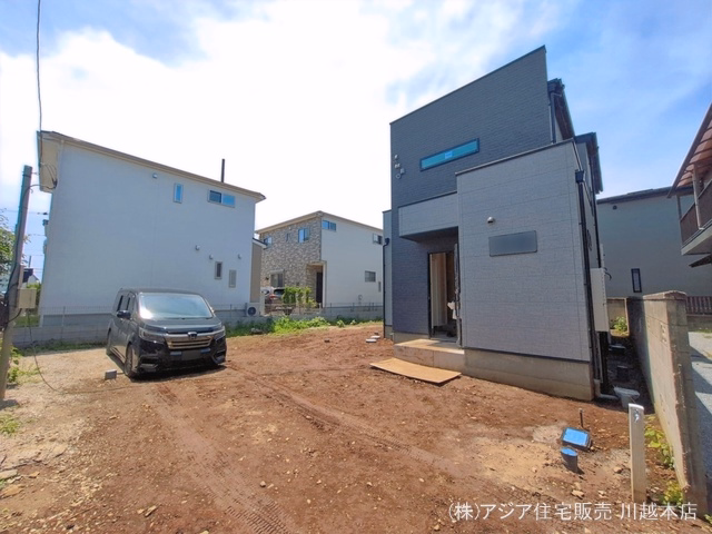 埼玉県川越市岸町２丁目の新築戸建て外構写真 2026年6月15日撮影