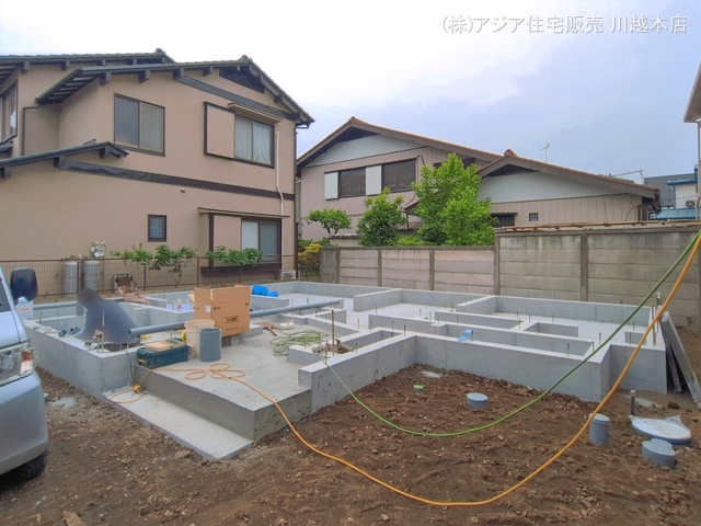 埼玉県川越市大字寺尾の新築戸建て基礎写真 2026年4月22日撮影