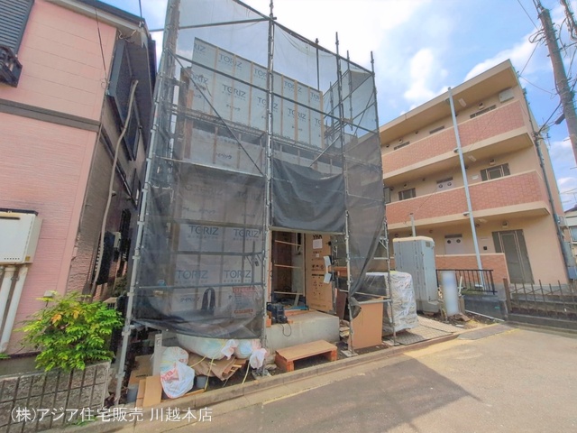 埼玉県川越市大字藤間の新築戸建てシート写真 2026年5月25日撮影