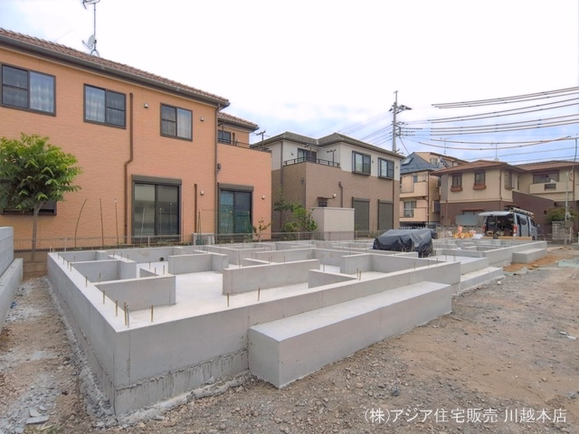 埼玉県富士見市上沢１丁目の新築戸建て基礎写真 2026年6月1日撮影
