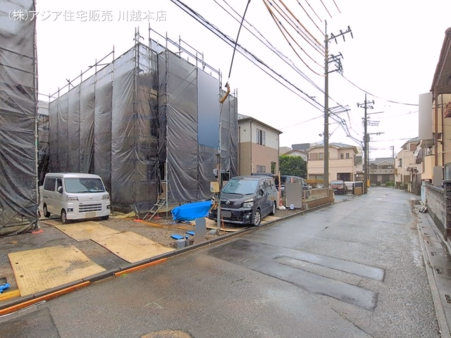 埼玉県富士見市上沢１丁目の新築戸建てシート写真 2026年6月17日撮影