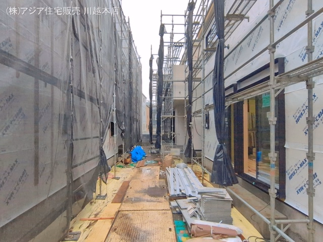 埼玉県富士見市上沢１丁目の新築戸建てシート写真 2026年7月5日撮影