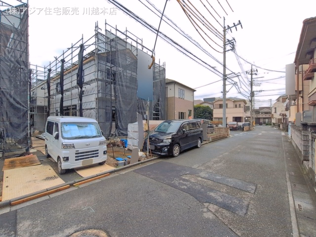 埼玉県富士見市上沢１丁目の新築戸建てシート写真 2026年7月5日撮影