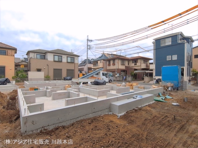 埼玉県富士見市上沢１丁目の新築戸建て基礎写真 2026年6月1日撮影