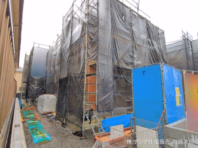 埼玉県富士見市上沢１丁目の新築戸建て上棟写真 2026年6月17日撮影