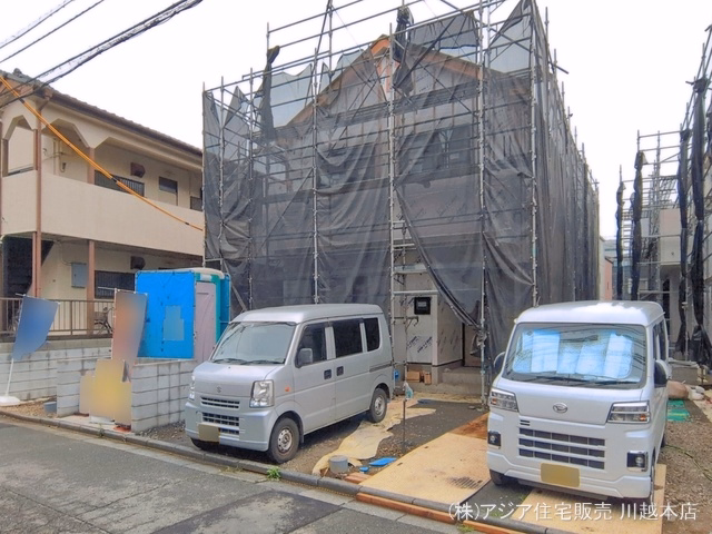 埼玉県富士見市上沢１丁目の新築戸建てシート写真 2026年7月5日撮影