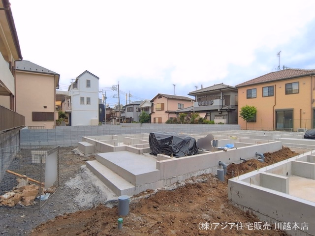 埼玉県富士見市上沢１丁目の新築戸建て基礎写真 2026年6月1日撮影