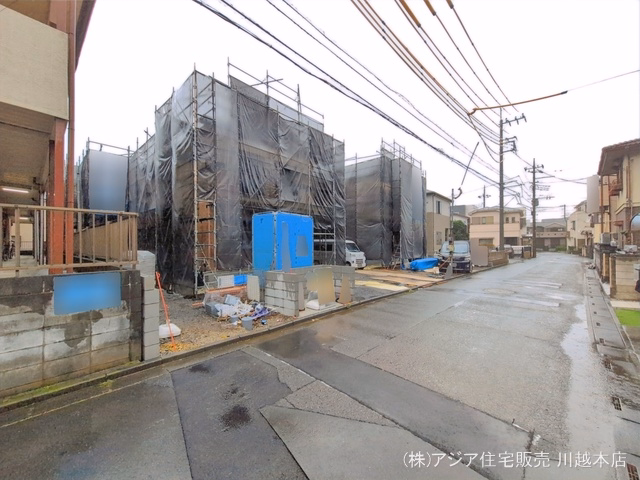 埼玉県富士見市上沢１丁目の新築戸建てシート写真 2026年6月17日撮影