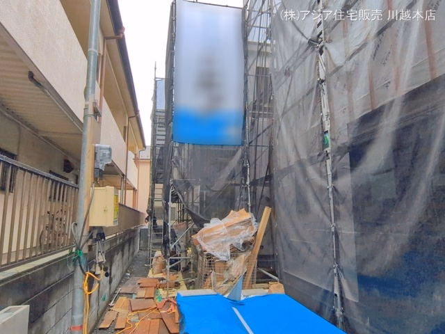 埼玉県富士見市上沢１丁目の新築戸建てシート写真 2026年7月5日撮影