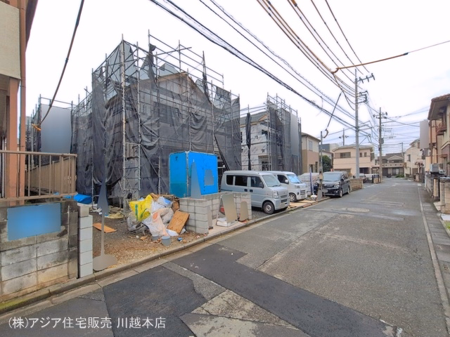 埼玉県富士見市上沢１丁目の新築戸建てシート写真 2026年7月5日撮影