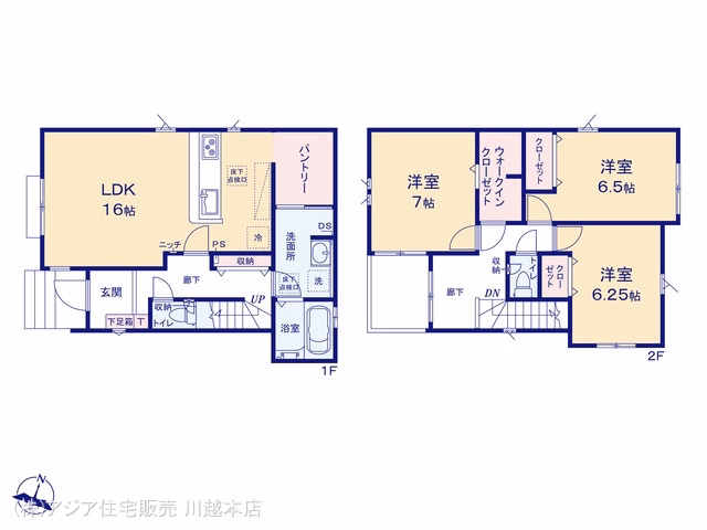 ふじみ野市福岡3丁目(戸建)01 間取図