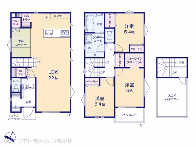 新築戸建て 志木市柏町 B号棟 間取図