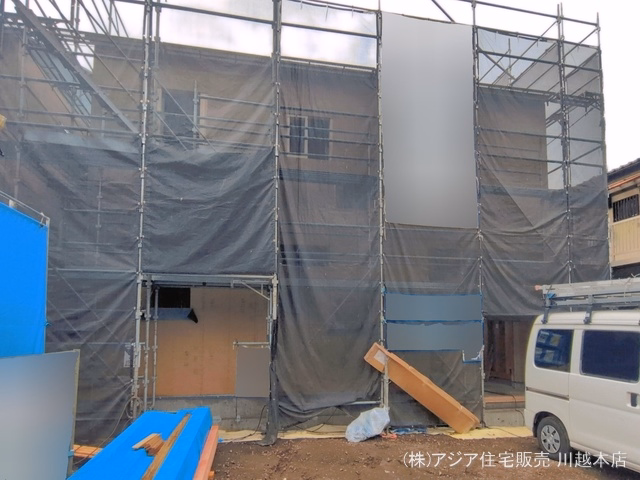 新築戸建て 川越笠幡第五 1号棟 上棟