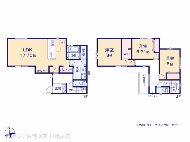 川越市南大塚1丁目（戸建）01 間取図