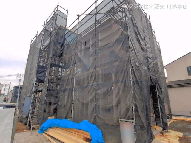 新築戸建て 川越大塚 2号棟 上棟