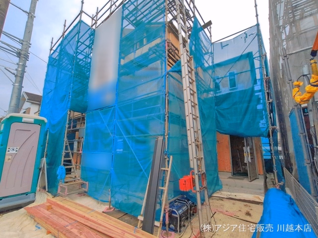 新築戸建て 川越市南大塚6丁目29番 A号棟 上棟