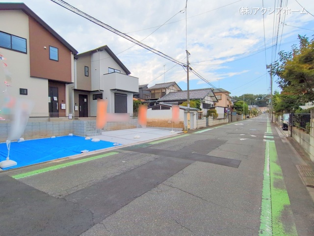 埼玉県所沢市大字下安松の新築戸建て完成写真 2025年9月2日撮影