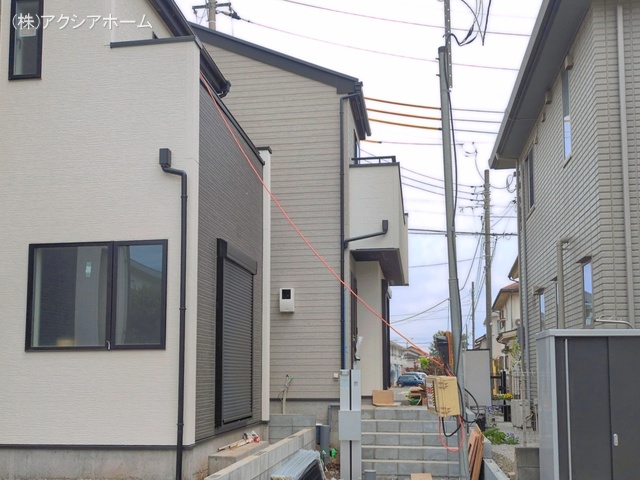 埼玉県所沢市所沢新町の新築戸建て外構写真 2026年4月20日撮影