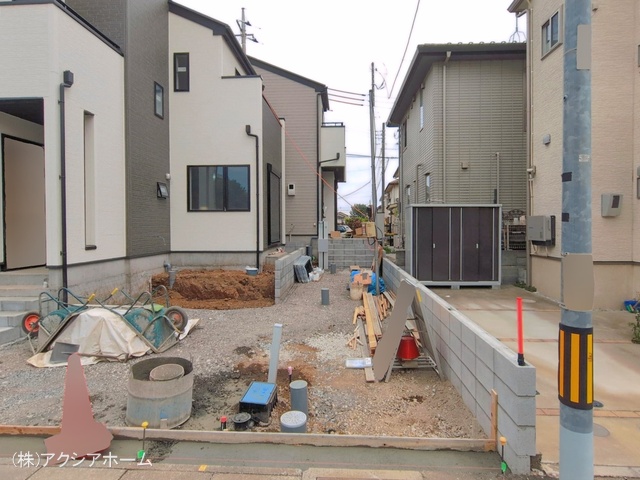 埼玉県所沢市所沢新町の新築戸建て外構写真 2026年4月20日撮影