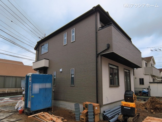 埼玉県所沢市大字久米の新築戸建て外構写真 2026年3月9日撮影