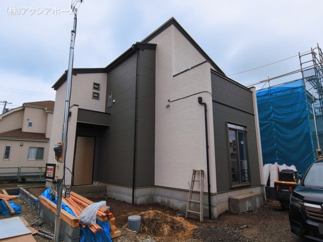 埼玉県所沢市大字久米の新築戸建て外構写真 2026年3月9日撮影