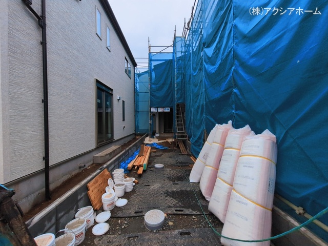 埼玉県所沢市大字久米の新築戸建てシート写真 2026年3月9日撮影