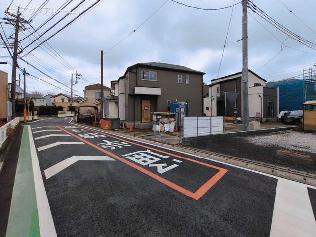 埼玉県所沢市大字久米の新築戸建てシート写真 2026年3月9日撮影