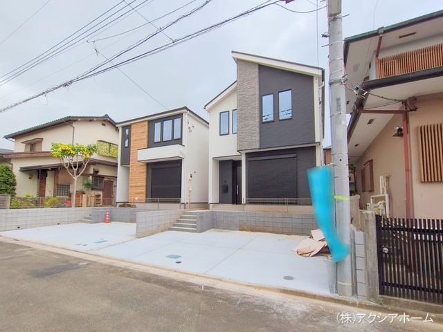 埼玉県所沢市中新井５丁目の新築戸建て完成写真 2025年7月31日撮影