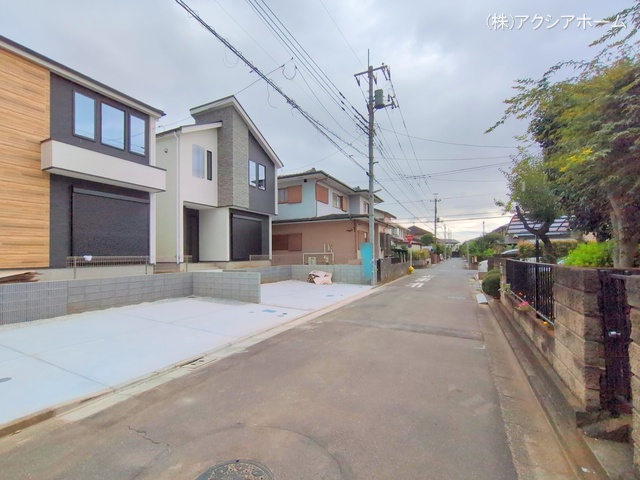 埼玉県所沢市中新井５丁目の新築戸建て完成写真 2025年7月31日撮影