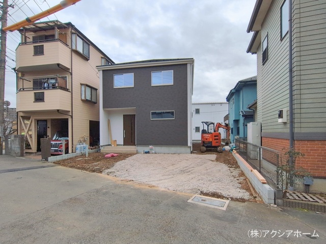 埼玉県入間市豊岡２丁目の新築戸建て外構写真 2026年1月6日撮影