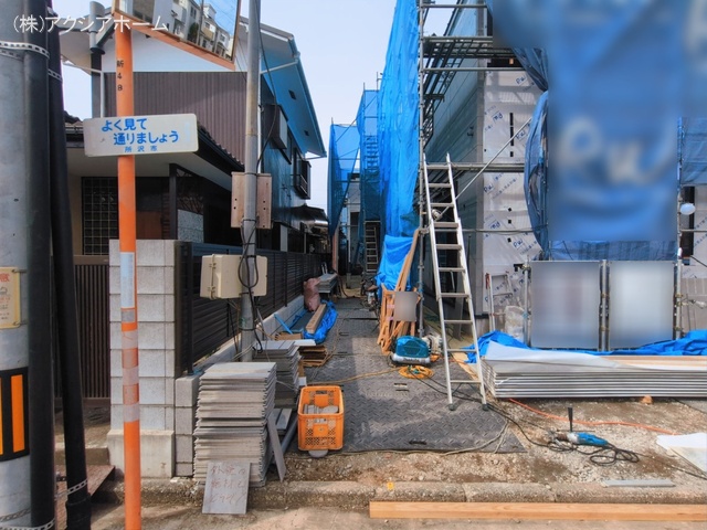 埼玉県所沢市榎町の新築戸建てシート写真 2026年3月12日撮影