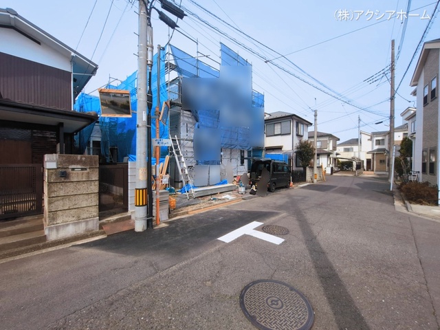 埼玉県所沢市榎町の新築戸建てシート写真 2026年3月12日撮影