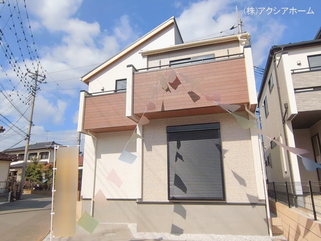 埼玉県所沢市大字下安松の新築戸建て完成写真 2026年2月17日撮影