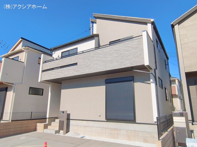 埼玉県所沢市大字下安松の新築戸建て外構写真 2026年1月28日撮影