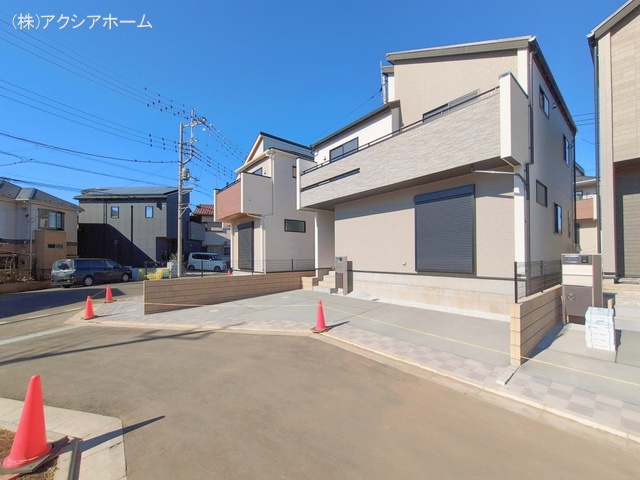 埼玉県所沢市大字下安松の新築戸建て外構写真 2026年1月28日撮影