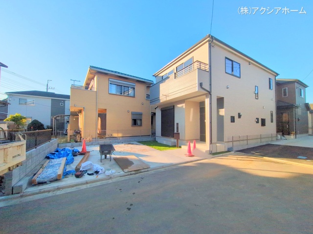 埼玉県入間市大字仏子の新築戸建て外構写真 2025年12月15日撮影