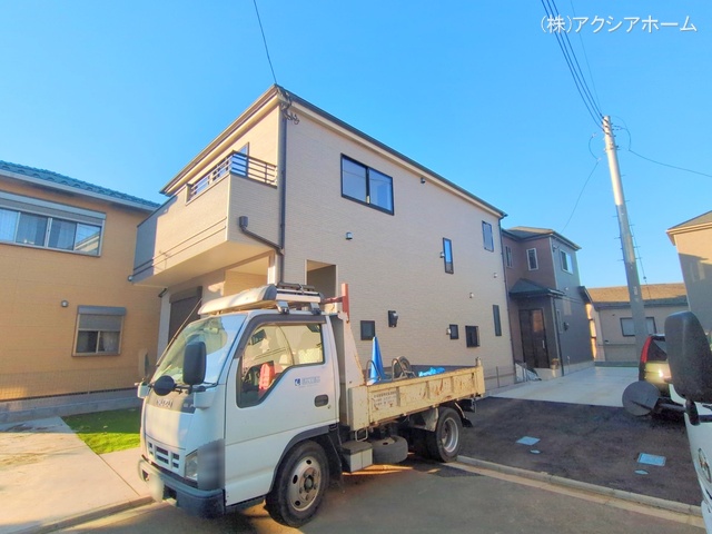 埼玉県入間市大字仏子の新築戸建て外構写真 2025年12月15日撮影