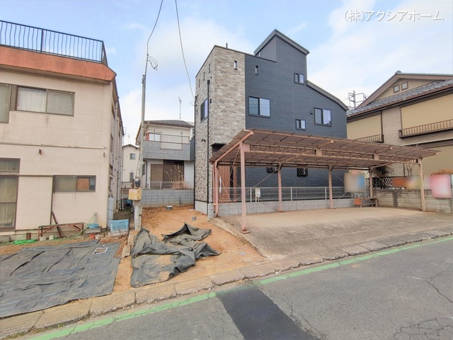 埼玉県所沢市小手指元町３丁目の新築戸建て外構写真 2026年2月23日撮影