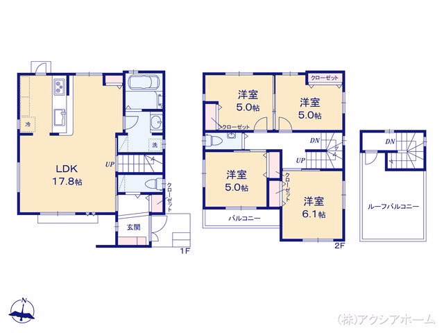 新築戸建て 所沢市小手指元町３丁目 間取図