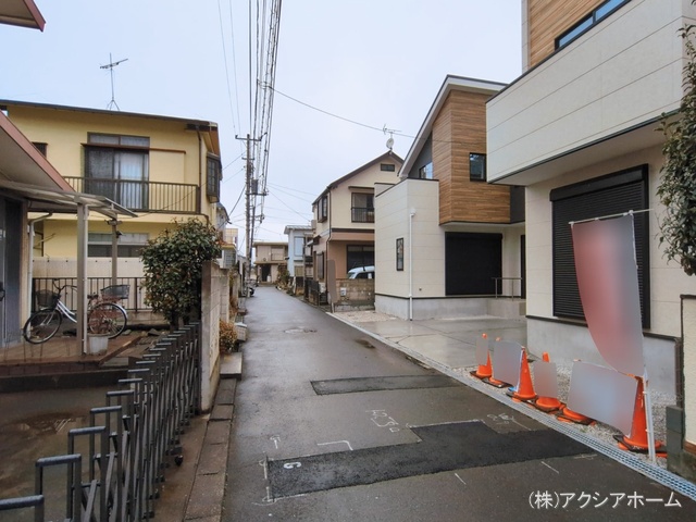 埼玉県所沢市北中3丁目の新築戸建て完成写真 2026年3月9日撮影