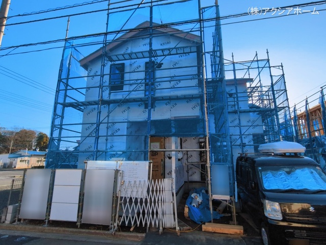 埼玉県所沢市東狭山ケ丘３丁目の新築戸建てシート写真 2026年3月4日撮影