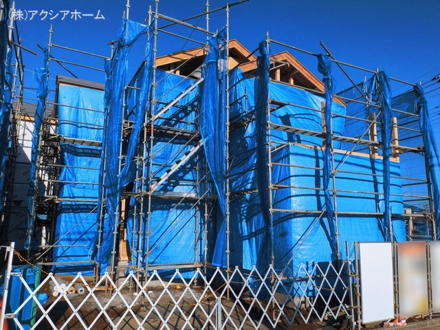 埼玉県所沢市東狭山ケ丘３丁目の新築戸建て上棟写真 2026年3月10日撮影