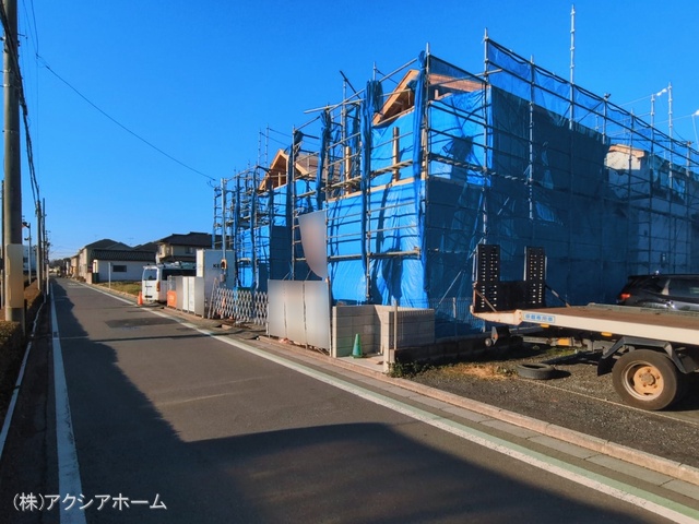 埼玉県所沢市東狭山ケ丘３丁目の新築戸建て上棟写真 2026年3月10日撮影