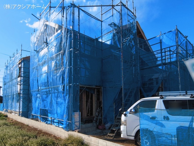 埼玉県所沢市東狭山ケ丘３丁目の新築戸建て上棟写真 2026年3月11日撮影