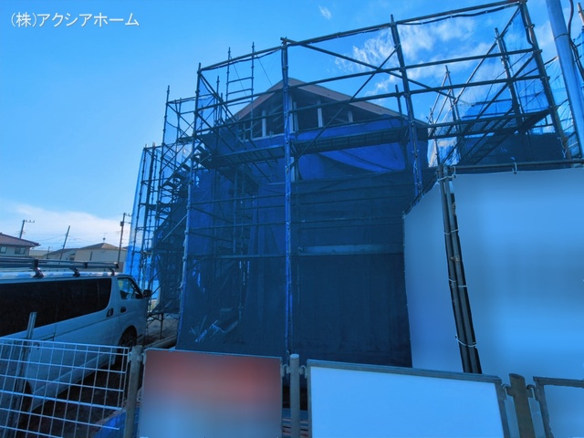 埼玉県所沢市東狭山ケ丘３丁目の新築戸建て上棟写真 2026年3月11日撮影